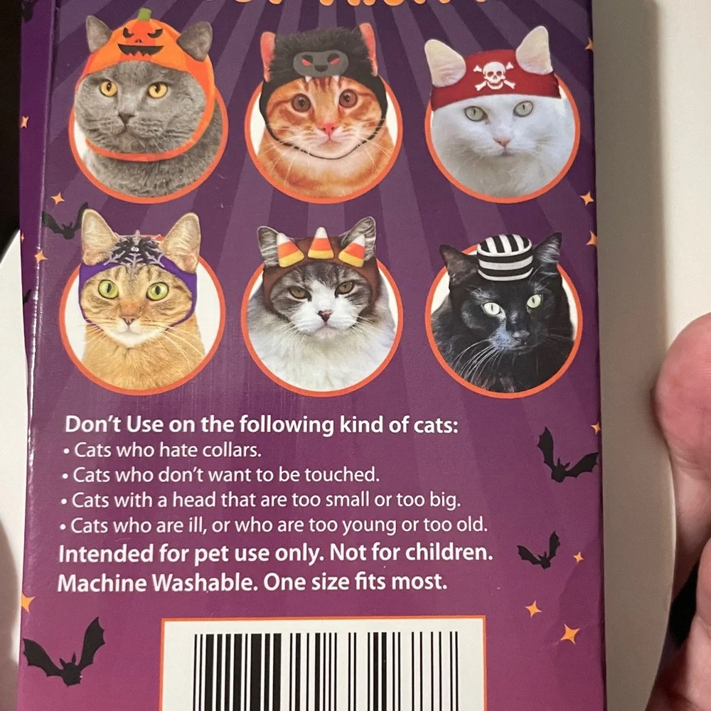 Spooky Cat Hats Set
